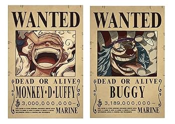 Amazon.co.jp: ワンピース ONEPIECE 手配書 懸賞金 ポスター 2枚